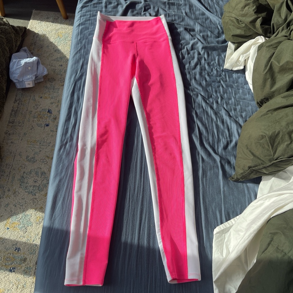 Beach Riot Pink and White Activewear